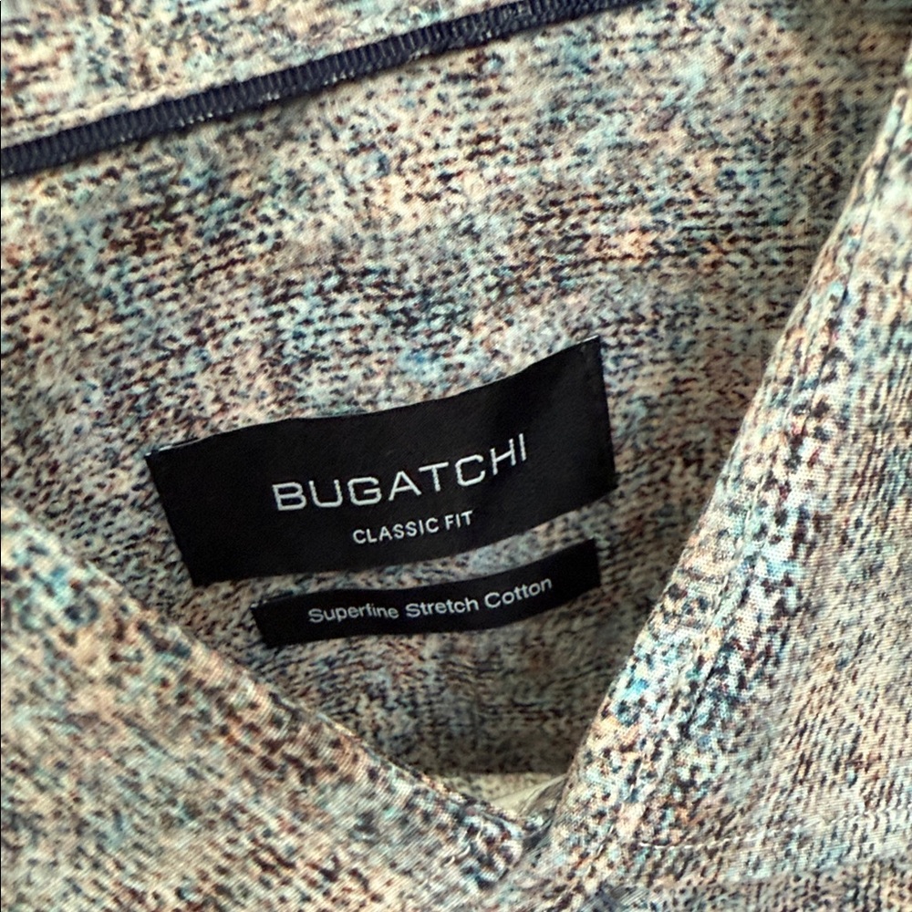 Bugatchi Multicolor Patterned Men's Shirt - Picture 2 of 3